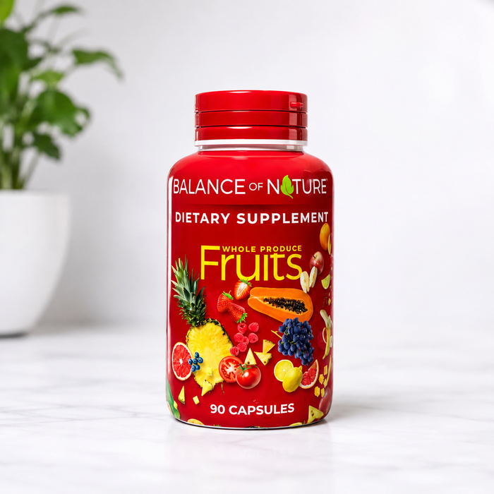 Balance of Nature Whole Produce Fruits Dietary Supplement – 90 Capsules |