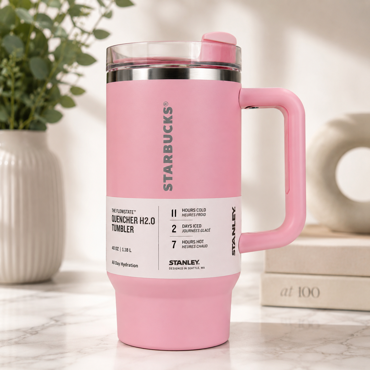 Stanley x Starbucks Quencher H2.0 Tumbler 40 oz
