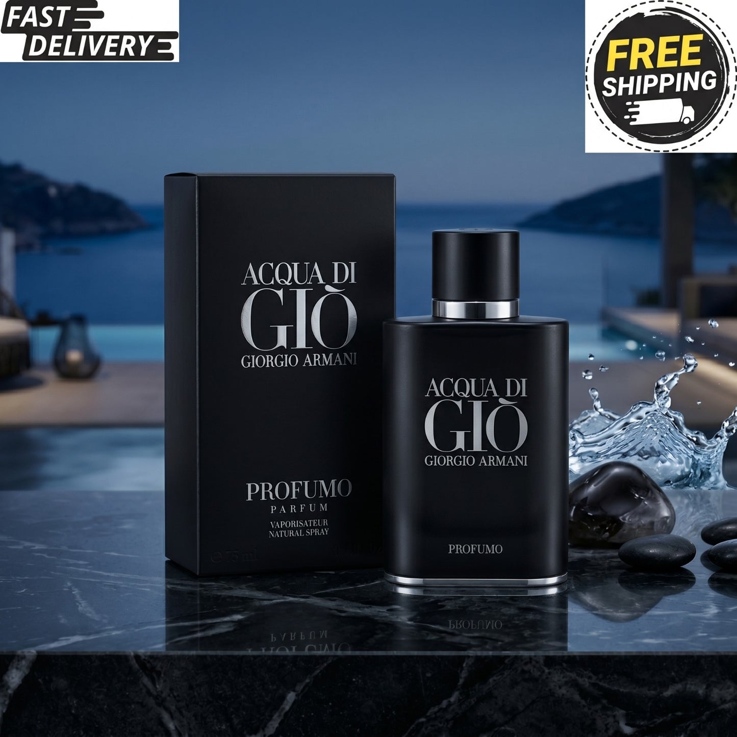 Giorgio Armani Acqua di Giò Profumo Parfum Spray 75ml 2.5 oz