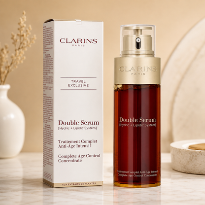 Clarins Double Serum (Hydric + Lipidic System) Complete Age Control Concentrate