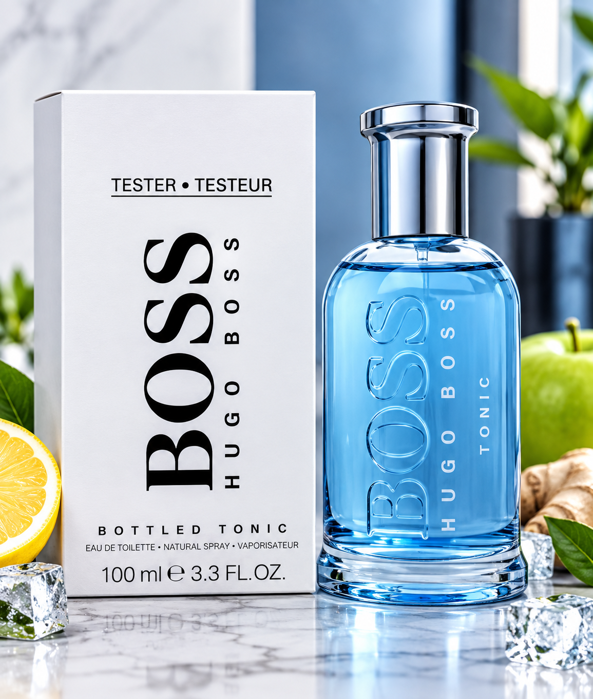 Hugo Boss Bottled Tonic Eau de Toilette Tester 100ml / 3.3 fl oz for Men