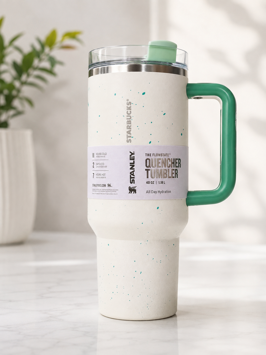 Stanley x Starbucks Quencher H2.0 Tumbler 40 oz