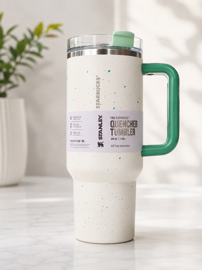 Stanley x Starbucks Quencher H2.0 Tumbler 40 oz