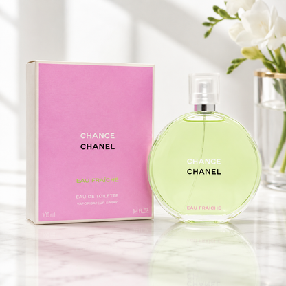 CHANEL Chance Eau Fraîche Eau de Toilette Spray for Women 100ml / 3.4 f