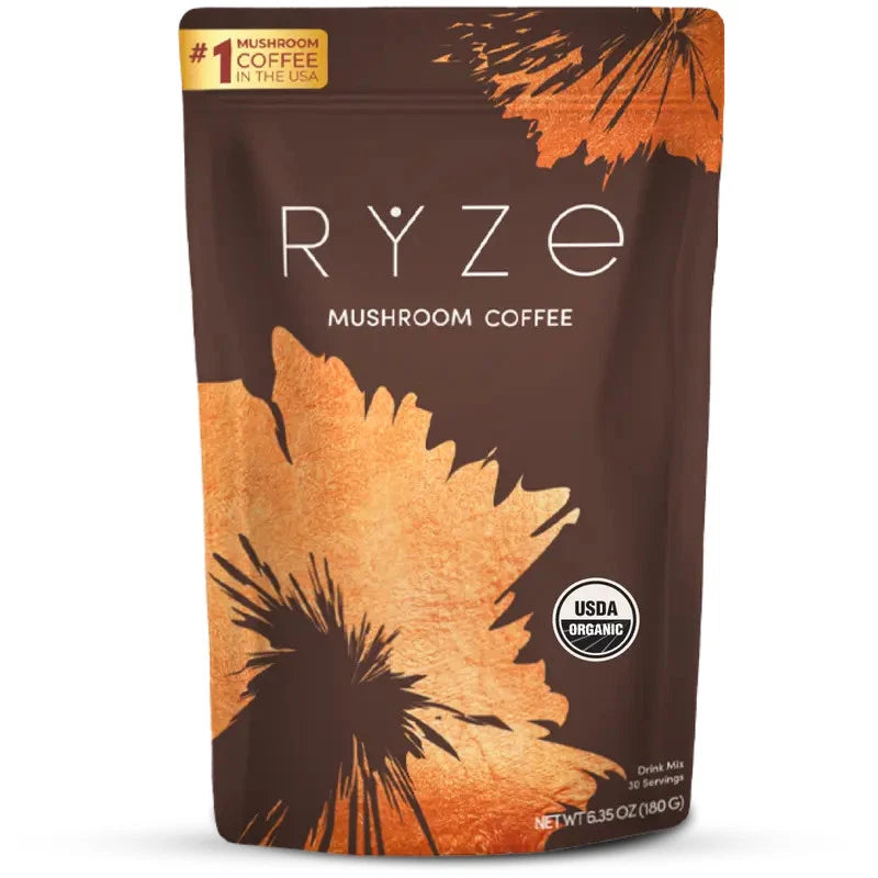 RYZE Superfoods Organic Mushroom Coffee Powder – 1 Pack