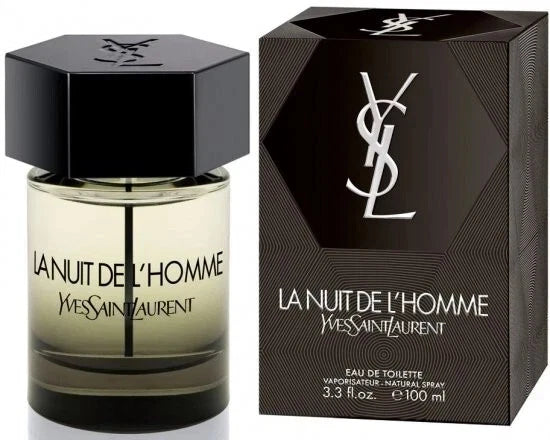 Yves Saint Laurent La Nuit de L’Homme EDT for Men 3.3 oz (100 ml) – New Sealed