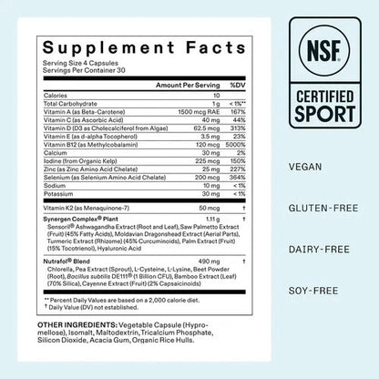 Nutrafol Women’s Balance Hair Growth Supplement – 120 Capsules – Women’s Wellness Support