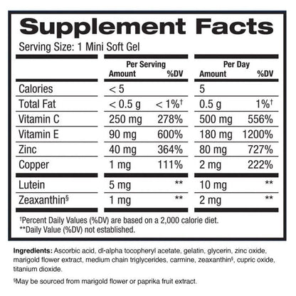 PreserVision AREDS 2 Formula Eye Vitamins Softgels – 2 Pack, 210 Count Each – EXP 08/2028