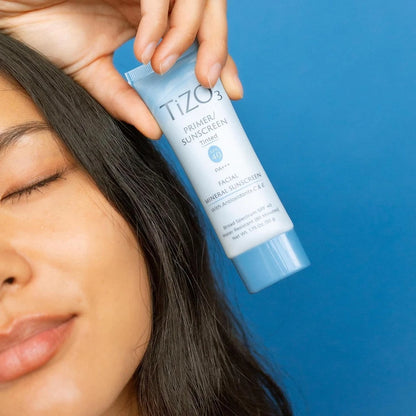 TiZO3 Facial Mineral Sunscreen & Primer – Tinted Broad Spectrum SPF