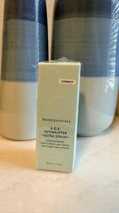 SkinCeuticals A.G.E. Interrupter Ultra Serum 1 fl oz (30 ml) – Sealed