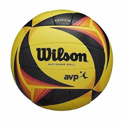 Wilson OPTX AVP Official Game Beach Volleyball – Black/Yellow