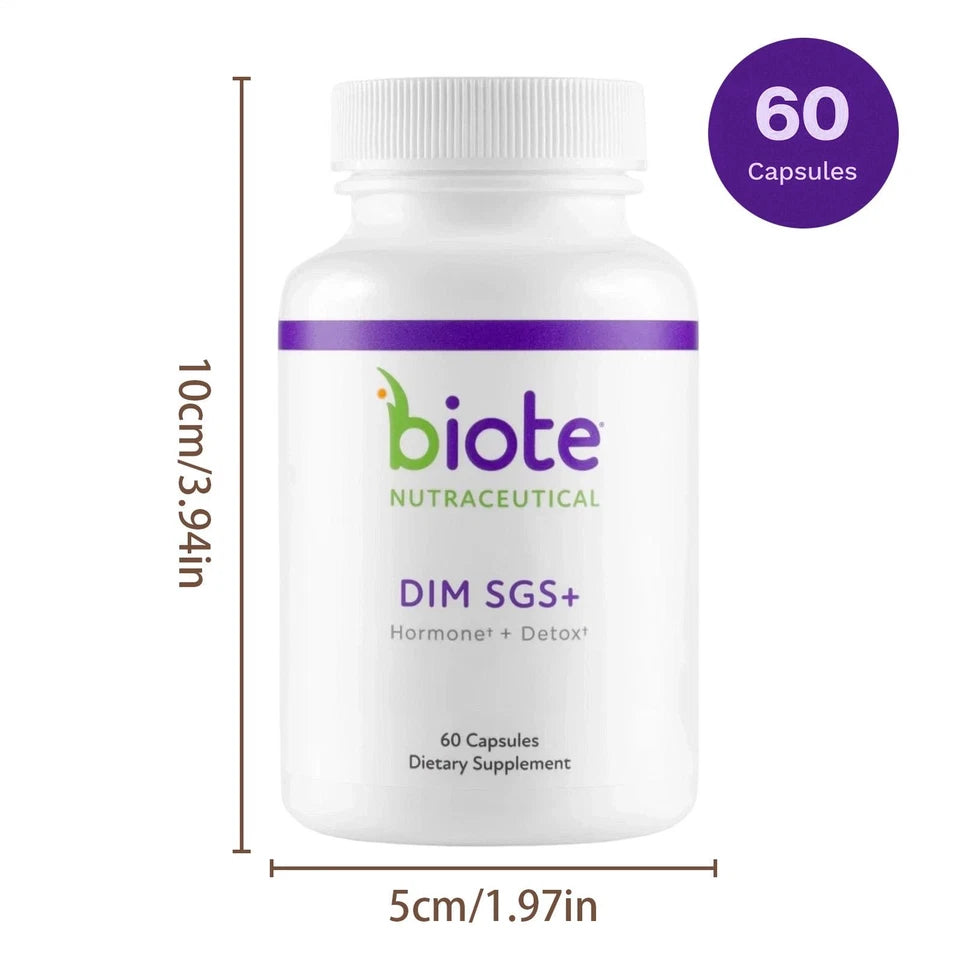 Biote Nutraceutical DIM SGS+ Detox Supplement – 60 Capsules